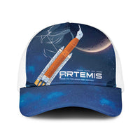 Artemis 2026 Moon Mission Baseball Net Cap Back To The Moon And Beyond