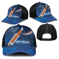 Artemis 2026 Moon Mission Baseball Net Cap Back To The Moon And Beyond