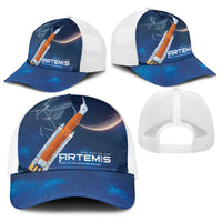 Artemis 2026 Moon Mission Baseball Net Cap Back To The Moon And Beyond