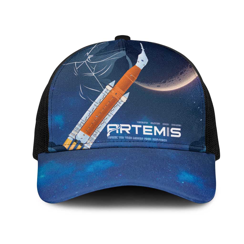 Artemis 2026 Moon Mission Mesh Trucker Cap Back To The Moon And Beyond