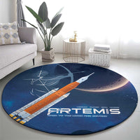 Artemis 2026 Moon Mission Round Carpet Back To The Moon And Beyond