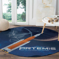 Artemis 2026 Moon Mission Round Carpet Back To The Moon And Beyond