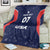 USA Cricket World Cup 2024 Custom Blanket All Stars Sprangle