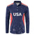 USA Cricket World Cup 2024 Custom Button Sweatshirt All Stars Sprangle LT7 - Wonder Print Shop