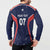 USA Cricket World Cup 2024 Custom Button Sweatshirt All Stars Sprangle LT7 - Wonder Print Shop