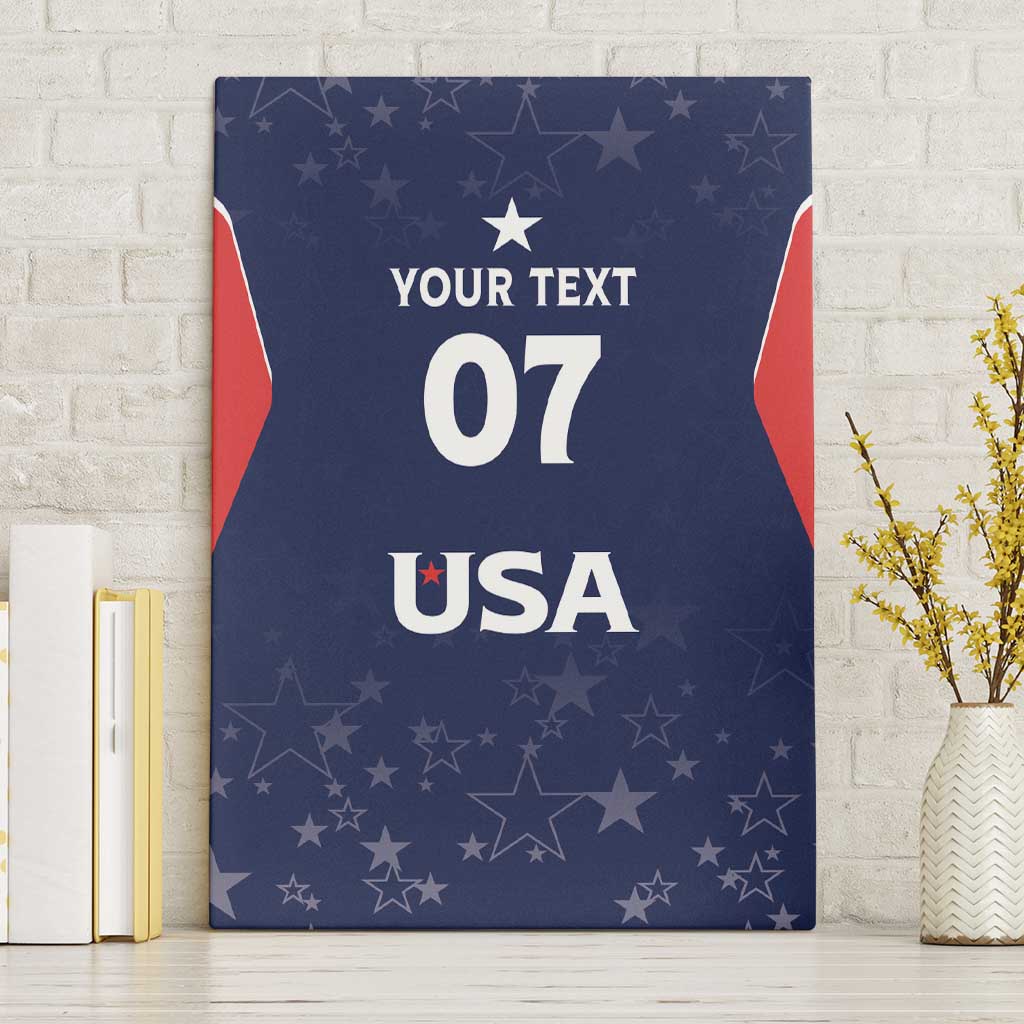 USA Cricket World Cup 2024 Custom Canvas Wall Art All Stars Sprangle LT7 - Wonder Print Shop