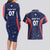 USA Cricket World Cup 2024 Custom Couples Matching Long Sleeve Bodycon Dress and Hawaiian Shirt All Stars Sprangle LT7 - Wonder Print Shop