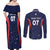 USA Cricket World Cup 2024 Custom Couples Matching Off Shoulder Maxi Dress and Long Sleeve Button Shirt All Stars Sprangle LT7 - Wonder Print Shop