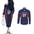 USA Cricket World Cup 2024 Custom Couples Matching Off The Shoulder Long Sleeve Dress and Long Sleeve Button Shirt All Stars Sprangle