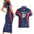 USA Cricket World Cup 2024 Custom Couples Matching Short Sleeve Bodycon Dress and Hawaiian Shirt All Stars Sprangle LT7 - Wonder Print Shop