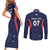 USA Cricket World Cup 2024 Custom Couples Matching Short Sleeve Bodycon Dress and Long Sleeve Button Shirt All Stars Sprangle LT7 - Wonder Print Shop