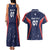 USA Cricket World Cup 2024 Custom Couples Matching Tank Maxi Dress and Hawaiian Shirt All Stars Sprangle LT7 - Wonder Print Shop