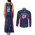 USA Cricket World Cup 2024 Custom Couples Matching Tank Maxi Dress and Long Sleeve Button Shirt All Stars Sprangle LT7 - Wonder Print Shop