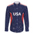 USA Cricket World Cup 2024 Custom Family Matching Long Sleeve Bodycon Dress and Hawaiian Shirt All Stars Sprangle LT7 - Wonder Print Shop