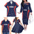 USA Cricket World Cup 2024 Custom Family Matching Off The Shoulder Long Sleeve Dress and Hawaiian Shirt All Stars Sprangle - Wonder Print Shop