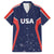 USA Cricket World Cup 2024 Custom Family Matching Short Sleeve Bodycon Dress and Hawaiian Shirt All Stars Sprangle - Wonder Print Shop