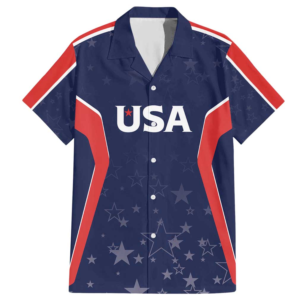 USA Cricket World Cup 2024 Custom Hawaiian Shirt All Stars Sprangle - Wonder Print Shop