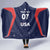 USA Cricket World Cup 2024 Custom Hooded Blanket All Stars Sprangle