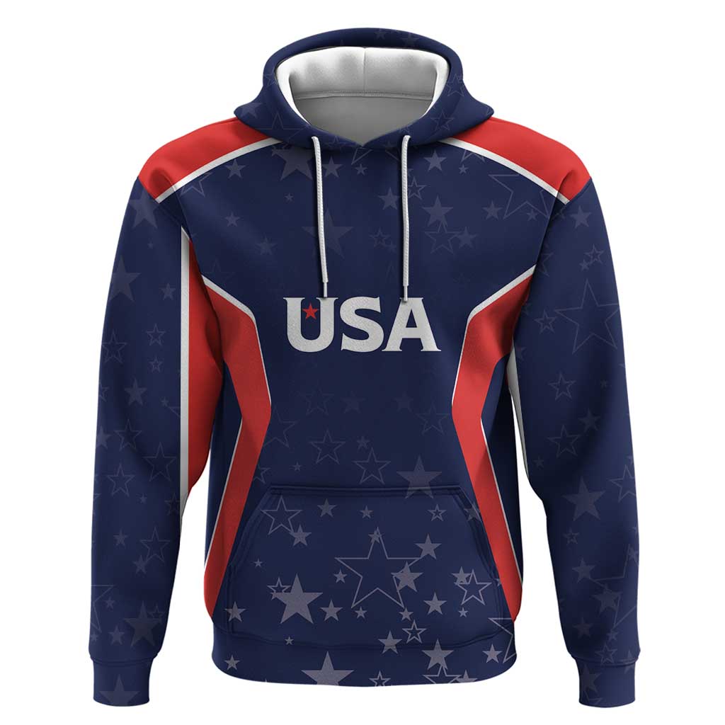 USA Cricket World Cup 2024 Custom Hoodie All Stars Sprangle - Wonder Print Shop