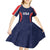 USA Cricket World Cup 2024 Custom Kid Short Sleeve Dress All Stars Sprangle - Wonder Print Shop