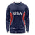 USA Cricket World Cup 2024 Custom Long Sleeve Shirt All Stars Sprangle - Wonder Print Shop