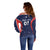 USA Cricket World Cup 2024 Custom Off Shoulder Sweater All Stars Sprangle - Wonder Print Shop