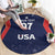 USA Cricket World Cup 2024 Custom Round Carpet All Stars Sprangle