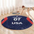 USA Cricket World Cup 2024 Custom Round Carpet All Stars Sprangle