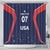 USA Cricket World Cup 2024 Custom Shower Curtain All Stars Sprangle