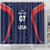 USA Cricket World Cup 2024 Custom Shower Curtain All Stars Sprangle