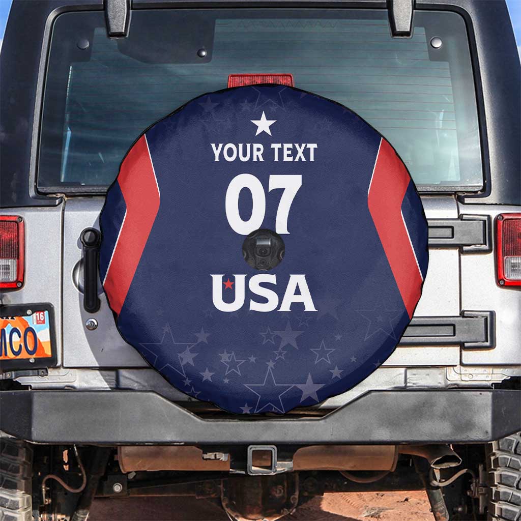 USA Cricket World Cup 2024 Custom Spare Tire Cover All Stars Sprangle