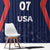 USA Cricket World Cup 2024 Custom Window Curtain All Stars Sprangle