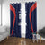 USA Cricket World Cup 2024 Custom Window Curtain All Stars Sprangle