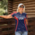 USA Cricket World Cup 2024 Custom Women Polo Shirt All Stars Sprangle