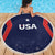 USA Cricket World Cup 2024 Beach Blanket All Stars Sprangle LT7 - Wonder Print Shop