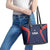 USA Cricket World Cup 2024 Leather Tote Bag All Stars Sprangle - Wonder Print Shop