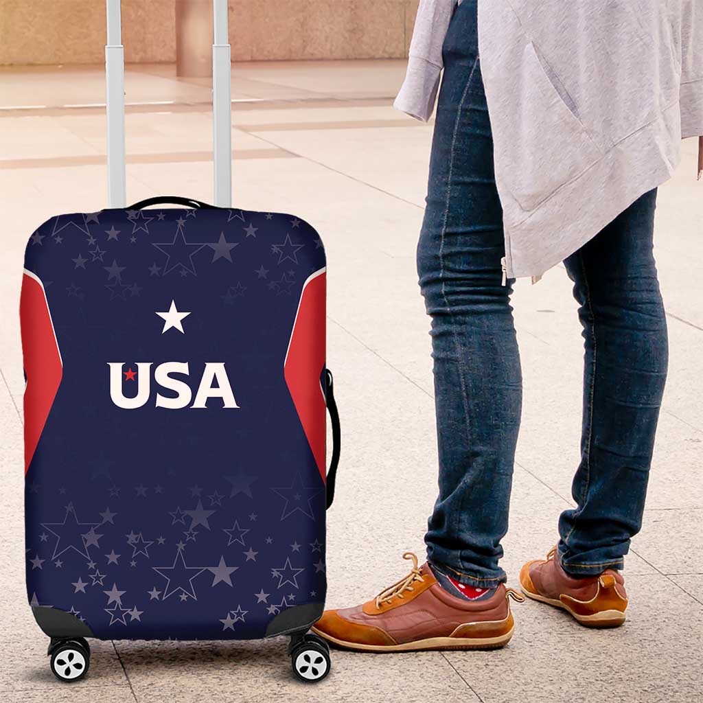 USA Cricket World Cup 2024 Luggage Cover All Stars Sprangle - Wonder Print Shop