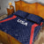 USA Cricket World Cup 2024 Quilt Bed Set All Stars Sprangle