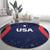 USA Cricket World Cup 2024 Round Carpet All Stars Sprangle