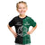 Personalised New Zealand Mix Ireland Rugby Kid T Shirt Celtic Knot Mix Silver Ferns - Wonder Print Shop