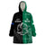 Personalised New Zealand Mix Ireland Rugby Wearable Blanket Hoodie Celtic Knot Mix Silver Ferns - Wonder Print Shop