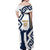 Ecuador Football Custom Off Shoulder Maxi Dress La Tricolors 2024 Virgen de El Panecillo - Wonder Print Shop