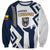 Ecuador Football Custom Sweatshirt La Tricolors 2024 Virgen de El Panecillo - Wonder Print Shop