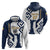 Ecuador Football Custom Zip Hoodie La Tricolors 2024 Virgen de El Panecillo - Wonder Print Shop