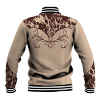 Cowboys Wild West Baseball Jacket Cow Prints - Wonder Print Shop