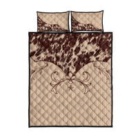 Cowboys Wild West Quilt Bed Set Cow Prints - Wonder Print Shop