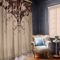 Cowboys Wild West Window Curtain Cow Prints - Wonder Print Shop