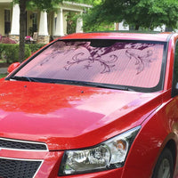 Cowboys Wild West Auto Sun Shade Pink Cow Prints - Wonder Print Shop