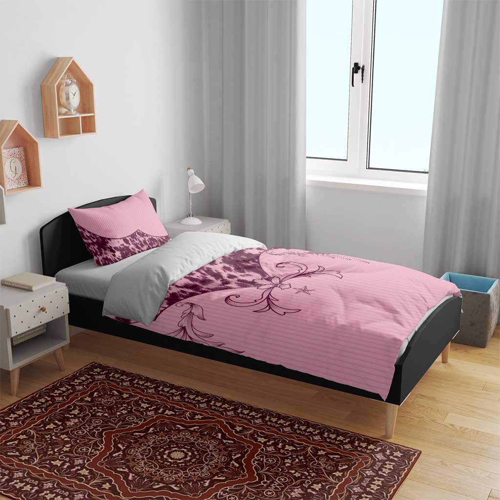 Cowboys Wild West Bedding Set Pink Cow Prints - Wonder Print Shop