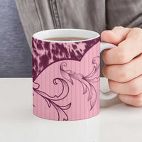 Cowboys Wild West Ceramic Mug Pink Cow Prints - Wonder Print Shop